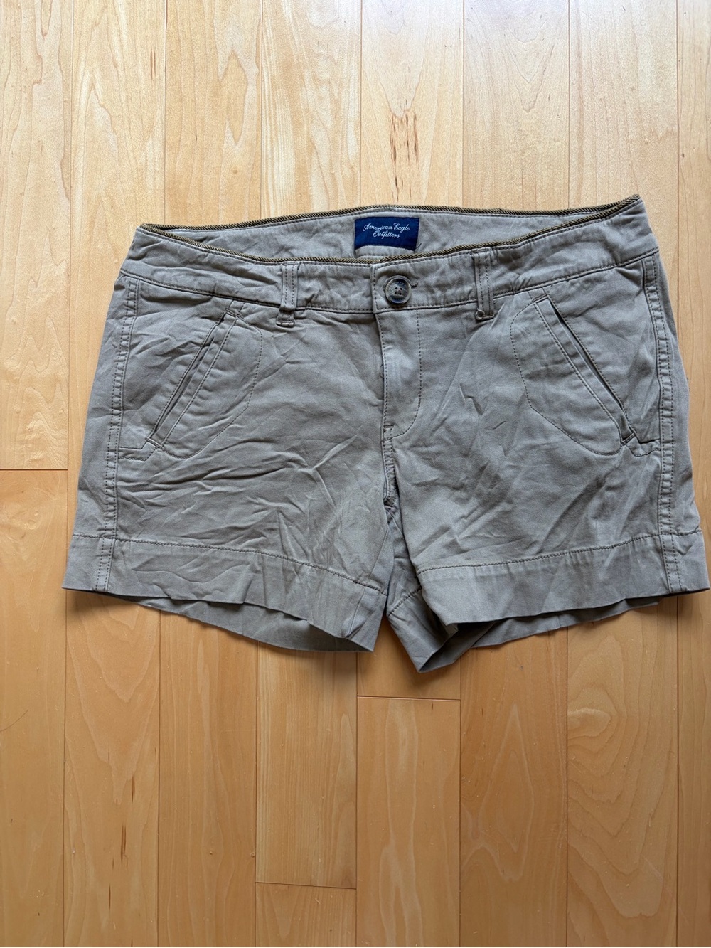 American Eagle Outfitters Olive-Tan Cargo Shorts